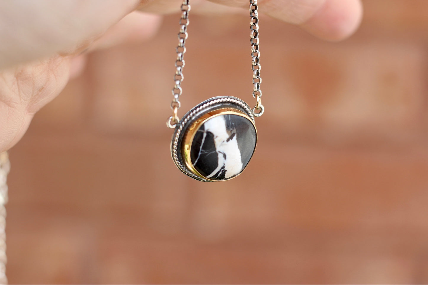 White Buffalo Turquoise Necklace