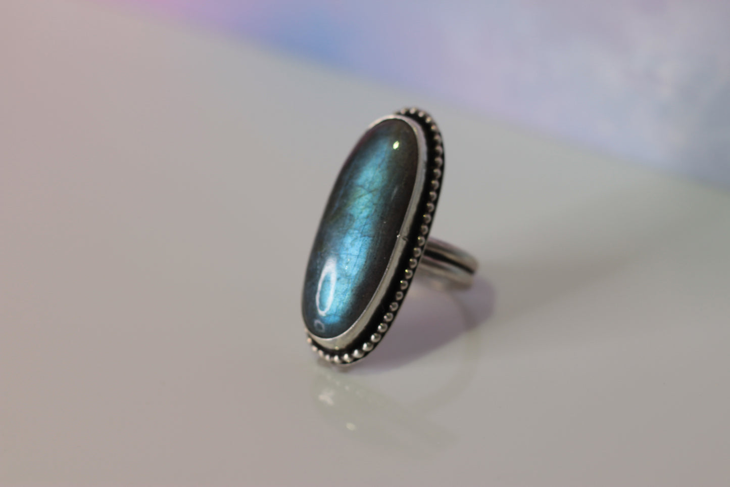 Blue Labradorite Ring