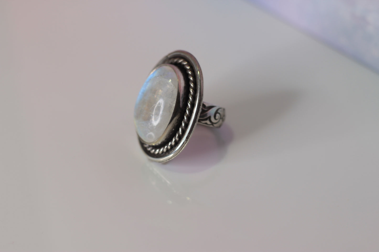 Celestial Moonstone Ring