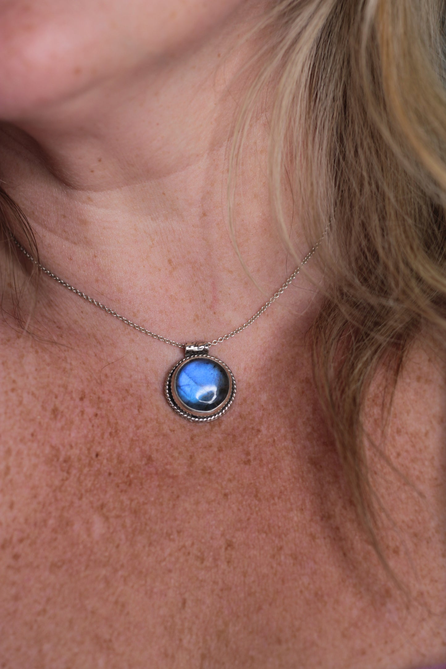 Labradorite Dream Silver Necklace