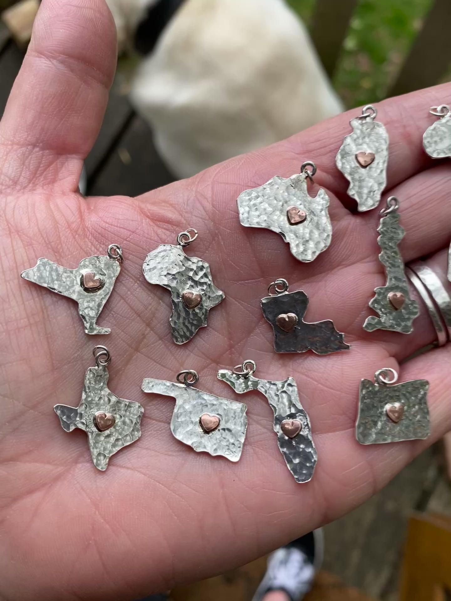 State and country sterling silver charms video